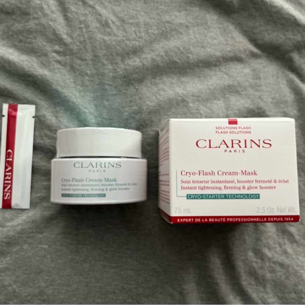 Clarins Cryo-Flash Cream-Mask – 75 mL / 2.5 oz  NIB!